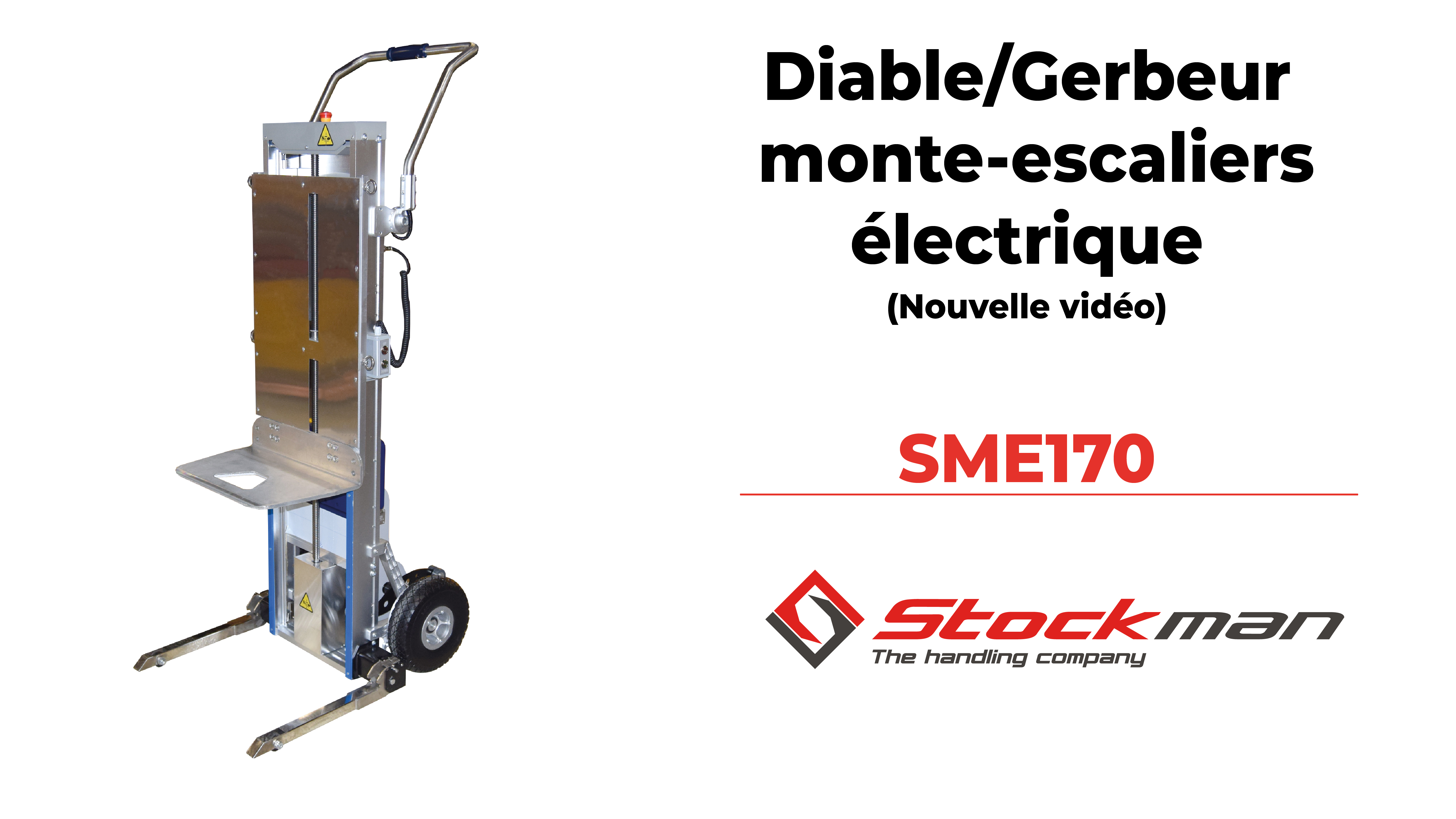 Le diable/gerbeur monte-escaliers électrique SME170<br>